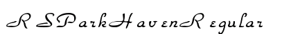 RSParkHaven Regular font free download