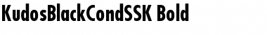 KudosBlackCondSSK Bold Font