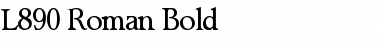 L890-Roman Bold Font