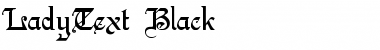 Download LadyText Black Font