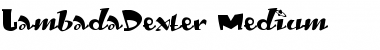 LambadaDexter Regular Font