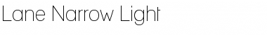 Lane Narrow Light Regular Font