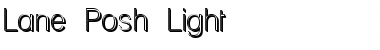 Lane Posh Light Regular Font