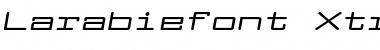 Larabiefont Xtrawide Bold Italic