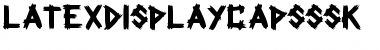 LatexDisplayCapsSSK Font