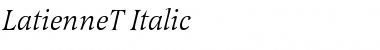 LatienneT Italic