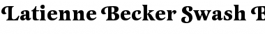 Download Latienne Becker Swash Font