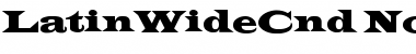 LatinWideCnd-Normal Font