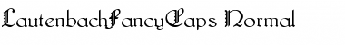 LautenbachFancyCaps Regular Font