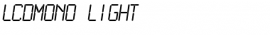 LCDMono Light Font