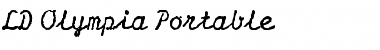 LD Olympia Portable Regular Font