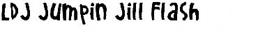 LDJ Jumpin Jill Flash Regular Font