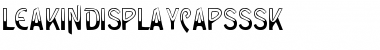 LeakinDisplayCapsSSK Regular Font