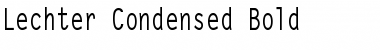 Lechter Condensed Bold Font