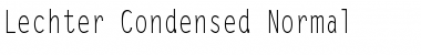 Lechter Condensed Normal Font