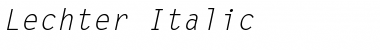 Lechter Italic Font