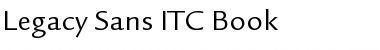 Legacy Sans ITC Font