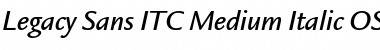 Legacy Sans ITC Medium Italic