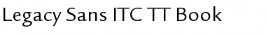 Legacy Sans ITC TT Book Font