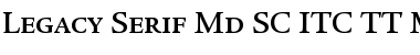 Legacy Serif Md SC ITC TT Font