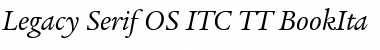 Legacy Serif OS ITC TT BookIta Font