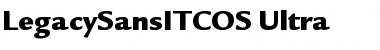 Download LegacySansITCOS-Ultra Font