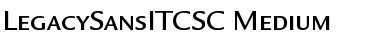 Download LegacySansITCSC-Medium Font