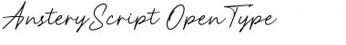 Anstery Script Regular Font