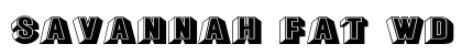 Savannah Fat Wd Regular font free download