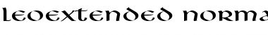 LeoExtended Font