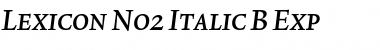 Lexicon No2 Italic B Exp