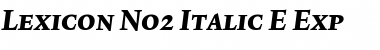 Lexicon No2 Italic E Exp