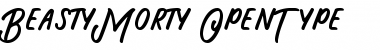 Beasty Morty Regular Font