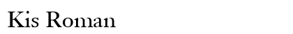 Kis Roman Preview