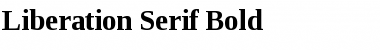 Liberation Serif Bold