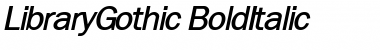 Download LibraryGothic Font