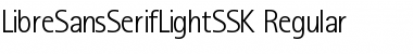 Download LibreSansSerifLightSSK Font