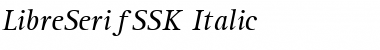 LibreSerifSSK Font