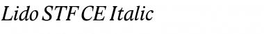 Lido STF CE Italic