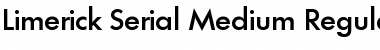 Limerick-Serial-Medium Regular Font