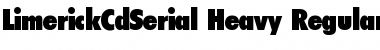 LimerickCdSerial-Heavy Regular Font