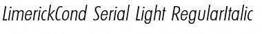 Download LimerickCond-Serial-Light Font