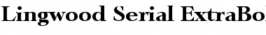 Lingwood-Serial-ExtraBold Regular Font