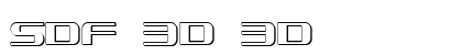 SDF 3D 3D font free download