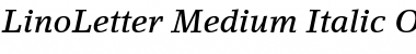 LinoLetter MediumOsF Italic