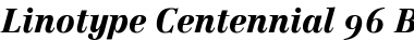 Centennial BlackItalicOsF Font