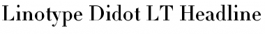 Didot LT Headline Regular Font