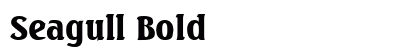 Seagull Bold font free download