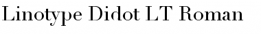 Didot LT Roman Regular Font