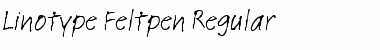 LTFeltpen Regular Regular Font